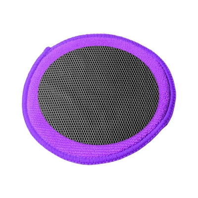 clay for car detailing, car cleaning, Car cleaning tools - hollowed-out-circular-abrasive-pad-in-purple