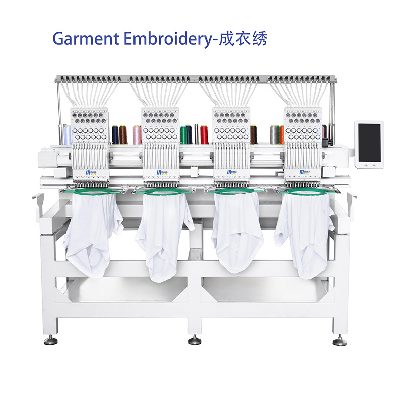 Multifuncional de alta calidad automática de cuatro cabezas cuerdas bordadas máquina de bordado de bordado de computadora