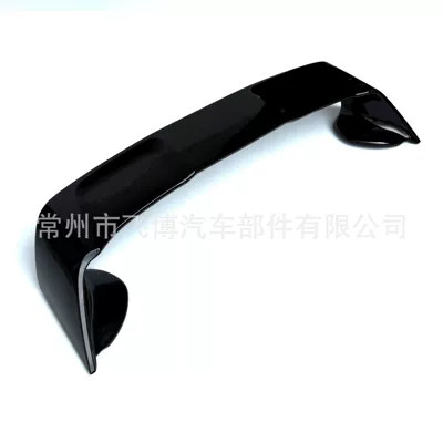 Suitable for Mitsubishi Lancer Evolution Modified Fixed Wing Carbon Fiber Gt Large Rear Wing Non-Destructive Replacement (Fixed wind wing) - glossy-black