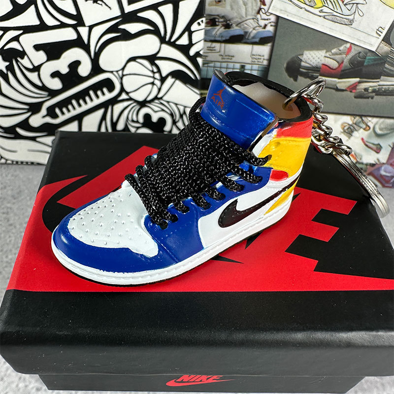 63. blue and orange lakers + box