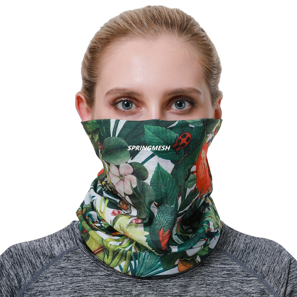 Outdoor sun protection and UV protection face mask, summer sunshade, breathable neck cover for men and women, cycling neck gaiter, seamless design