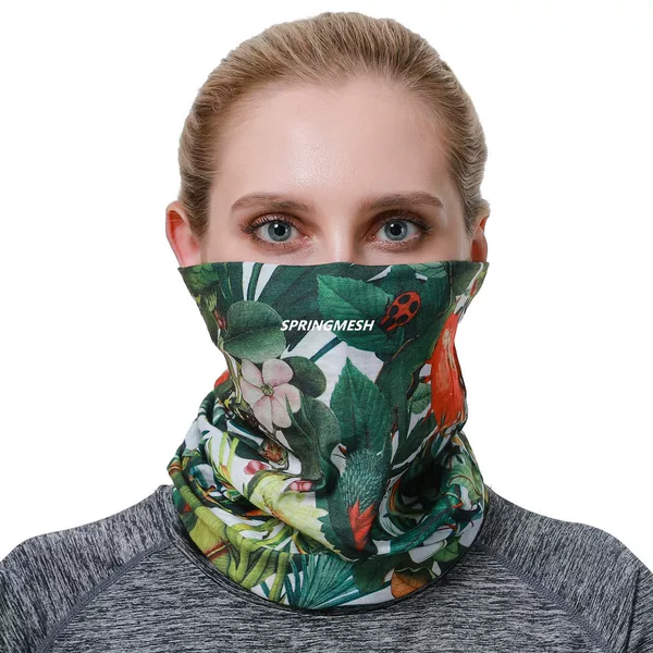 Outdoor sun protection and UV protection face mask, summer sunshade, breathable neck cover for men and women, cycling neck gaiter, seamless design