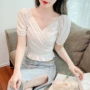 气质法式碎花夏季小衫