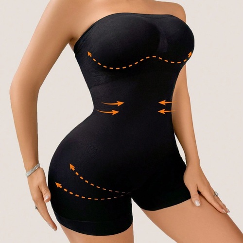 Cross-border shaping body-hugging bodysuit for women, large size, tummy control, shaping, lifting buttocks, postpartum flat-leg pants