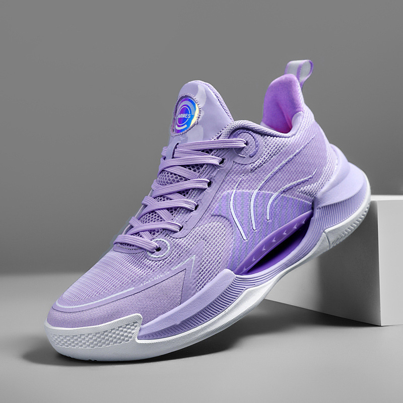 Zapatillas de baloncesto transfronterizas 2025 verano nuevos zapatos de hombre pareja zapatillas de combate real estudiante entrenamiento en interiores zapatillas ligeras
