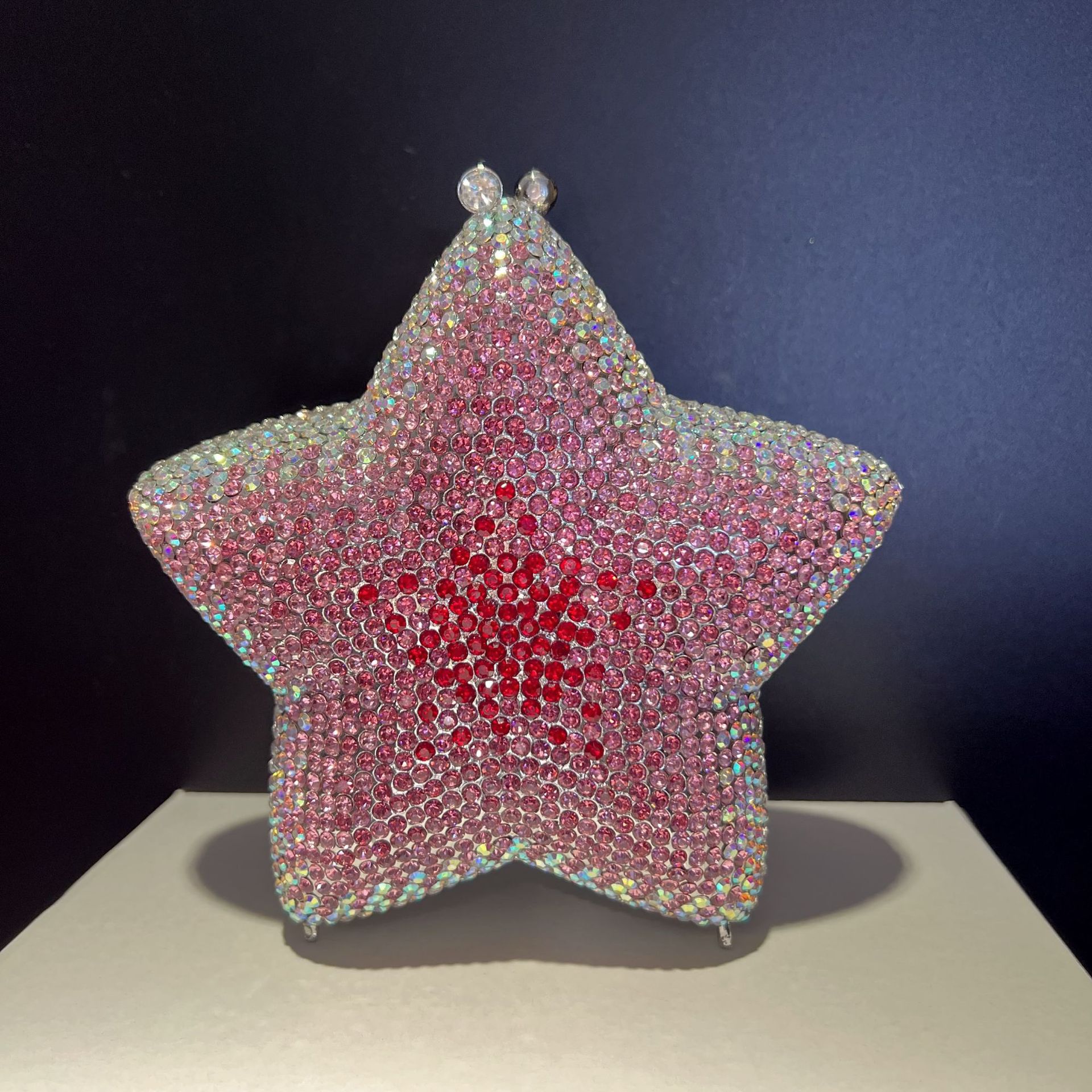 Estrictamente elegido Star Crystal Clutch Star Diamond Bags para banquete, bolsas de mano para mujeres.