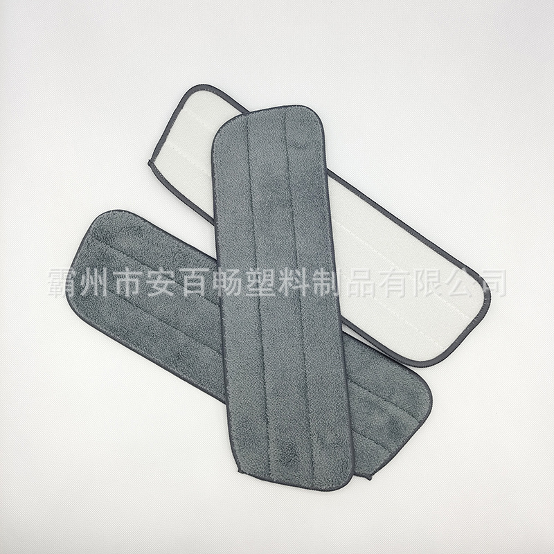 貼り付け式スプレー噴水モップ交換布自己接着式モップ布台形布サンゴ絨毛噴水モップ布