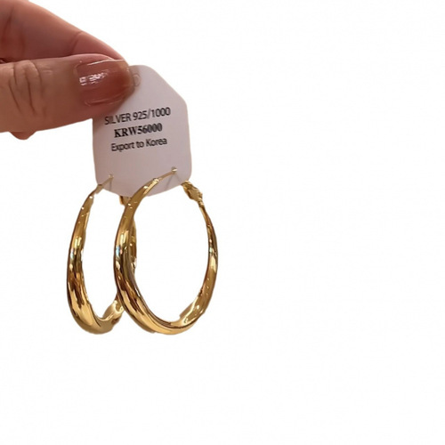 925 Silver Needle French Hoop Earrings - New Trendy, Niche, Fashionable Design, Simple Hoop Earrings with a Sense of Elegance