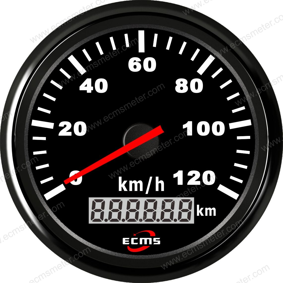 ECC改装车汽车电车房车卡车脉冲信号速度里程表0-120KM/H