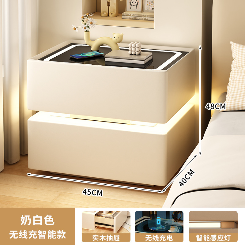 밀크화이트 [스마트충전조리대 + 스마트센서등] 45cm