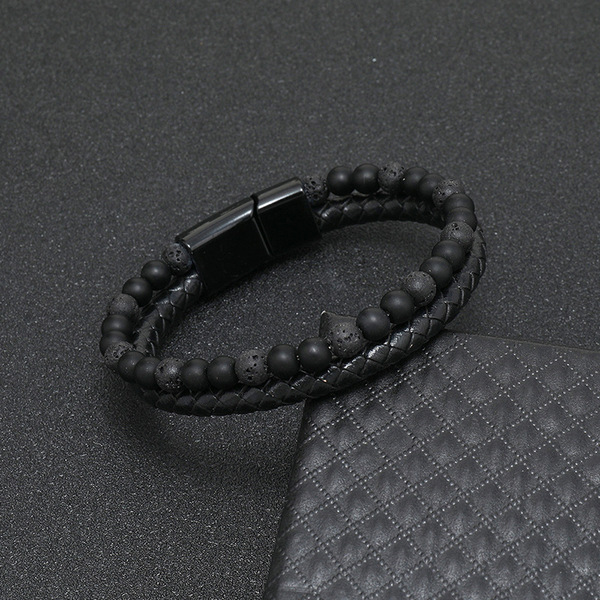 Organic woven magnetic bracelet