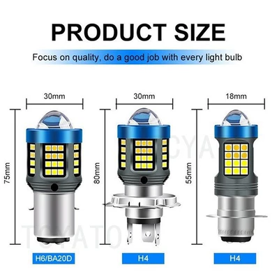 Motorcycle headlights, headlights Product Led Motorcycle Headlight H4