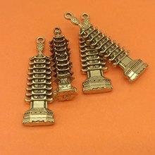 防黄铜金榜题名钥匙扣挂件吊坠男女钥匙包包挂件饰文昌塔金属配件