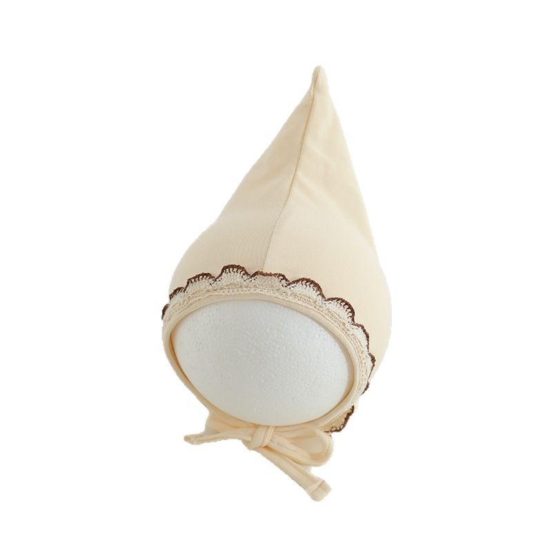 Sombreros para bebés de primavera y otoño de encaje borde protector de orejas gorras de punta ins sombreros coreanos para salir gorras de aire