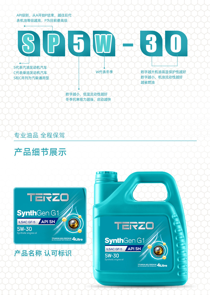 Taize G1 Hechuang 5W30 Engine Oil Fully Synthetic Genuine High-Efficiency Energy-Saving Automotive Engine Oil Sn Engine Oil Lubricant 1L