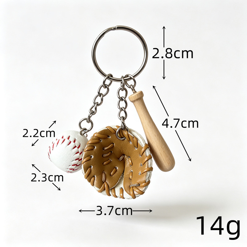 Llavero Colgante para Bolso con Diseño de Comida Realista de PVC