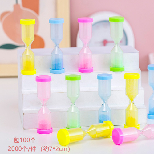 Children's mini hourglass nostalgic toy student timer desktop decoration small ornaments kindergarten gift wholesale