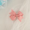 Fuchsia hair accessory with bow, small hairgrip for princess, hairpins