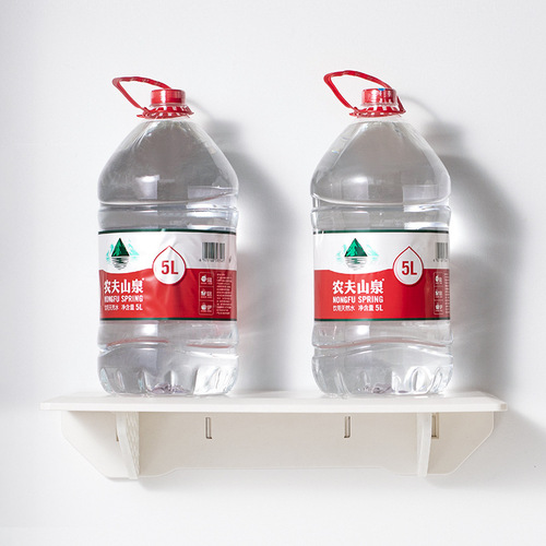 New folding kitchen storage rack wall-mounted storage rack side dish rack multi-functional punch-free plastic large folding plate