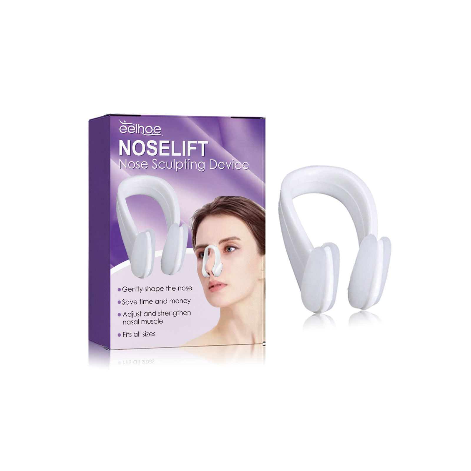 Eelhoe Nose Shaper Nose Shaping Contour Firming and Straightening Nose Bridge High Nose Bridge Beauty Nose Shaper 5