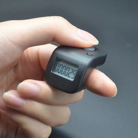 ワンハートカウンター 発光充電式ハンドカウンター 電子デジタル表示カウンター ハンドプレスリング型ポイントカウンター|undefined