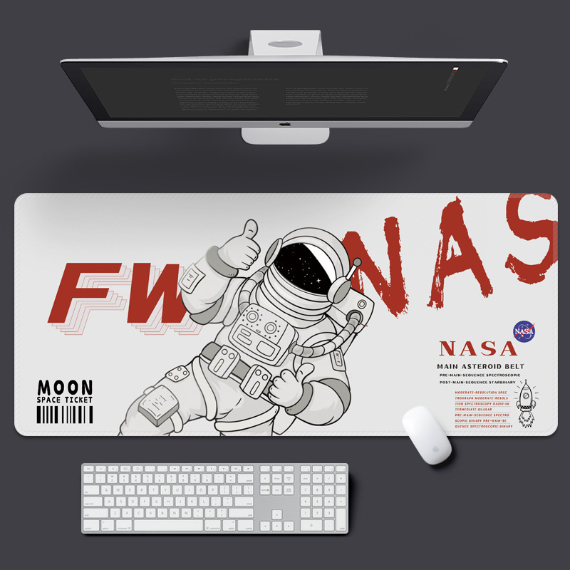 超大型宇宙飛行士星男子マウスパッド個性キーボードパッドノートパソコン事務学習テーブルパッド|undefined