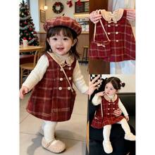 ����߶�Ůͯ�ﶬ����ȹ26�¿��ܚq�tɫ�B��ȹСͯŮ�������ȹ��