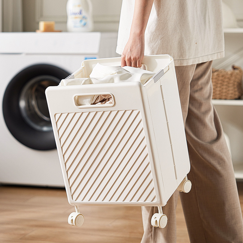 Canasta de ropa sucia plegable ins Canasta de ropa sucia portátil multifuncional Canasta de almacenamiento de gran capacidad para el hogar Canasta de almacenamiento de baño