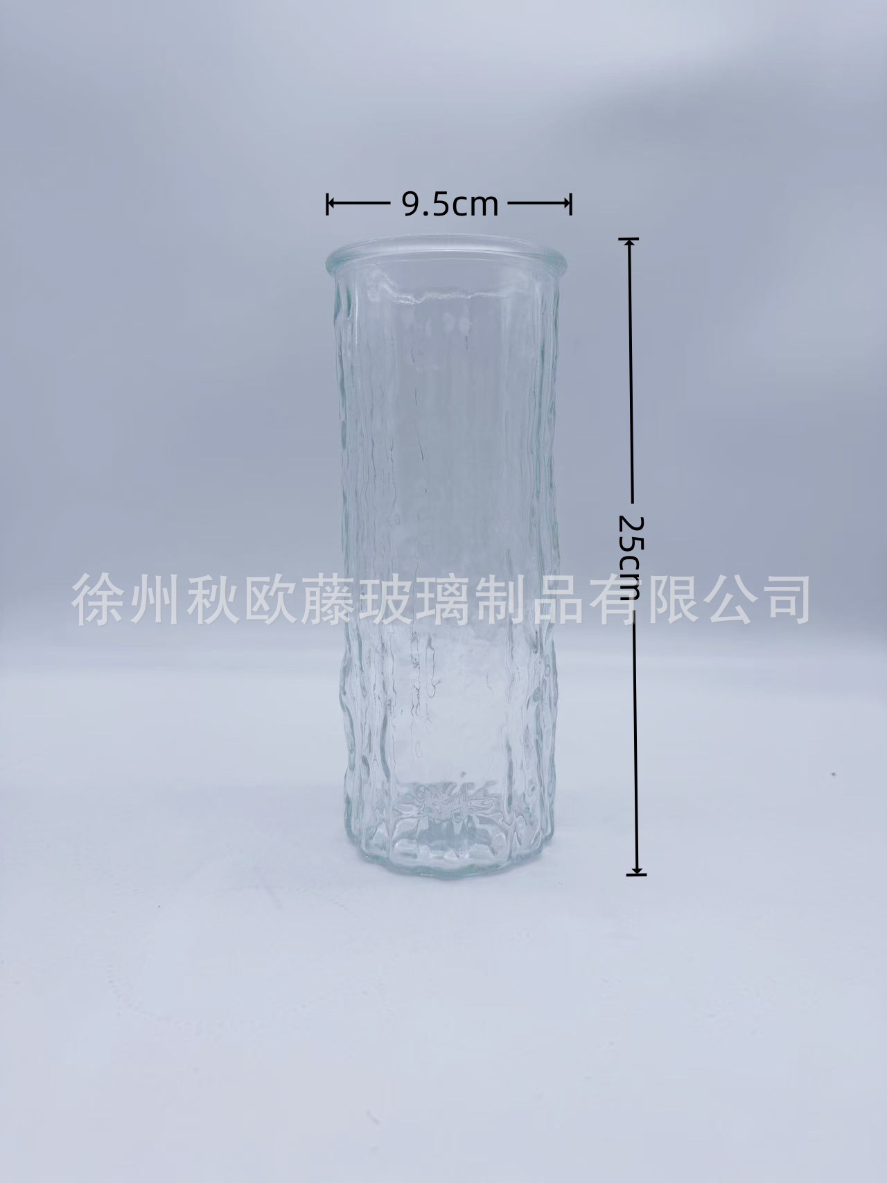 Jarrón de vidrio de barril cónico, estilo nórdico, simple, grande, jarrón transparente, arreglo floral, decoración de escritorio de alta gama, sala de estar