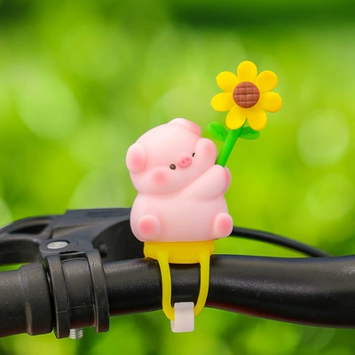 Electric Car Decoration Cute, Car ornaments - cute-pet-stickers-a-style-piggy