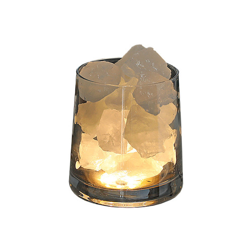 Crystal stone with lamp holder plug-in aromatherapy essential oil diffuser ornaments Chinese Valentine's Day birthday gift aromatherapy gift box