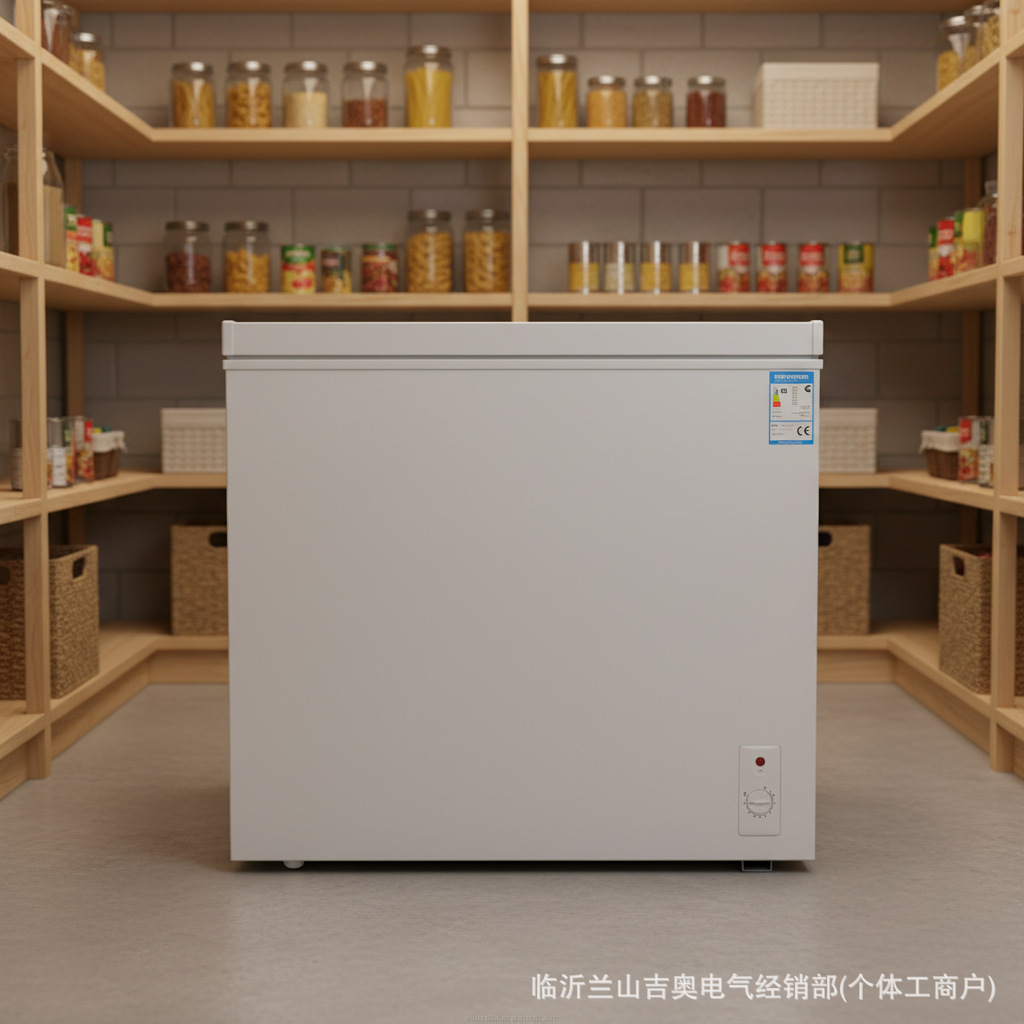 Cross-Border New Model Small Household Freezer for Freezing and Preserving Food, Mini Freezer, Refrigerated Micro-Freezer, Horizontal Refrigerator for Commercial Use