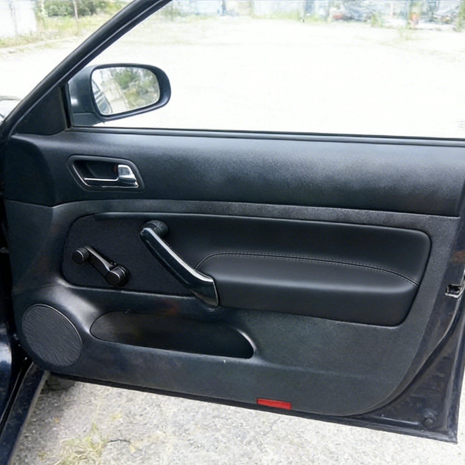 Manual Control Front Door Armrest Leather for Volkswagen Golf 4 MK4 1998-2005