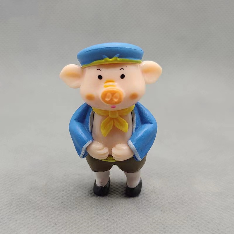 Journey to the West, una combinación de cinco maestros y aprendices, pequeños adornos de paisaje microscópico que son resistentes a las caídas y no se desvanece.