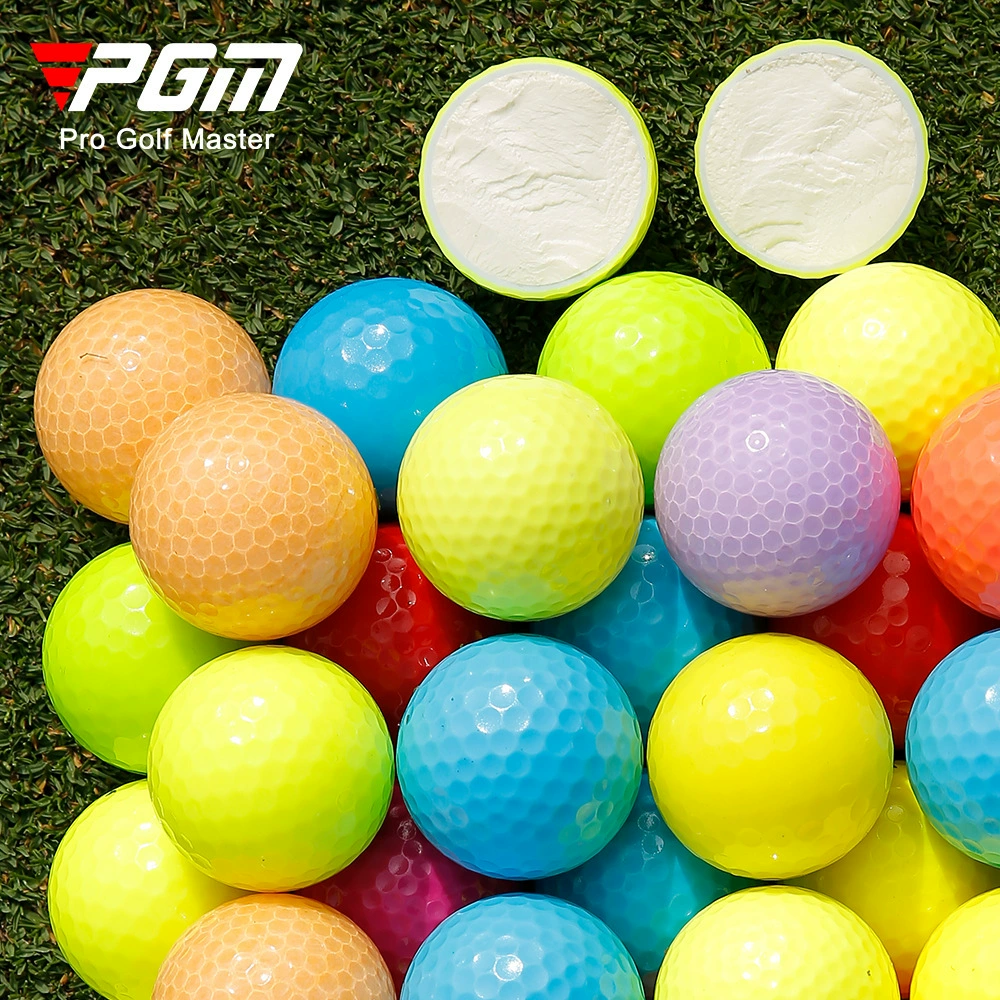 Цветные мячики PGM Golf, новые цветные мячики для гольфа, двух/трёхслойные тренировочные мячи, многоцветные сплошные мячи, производители