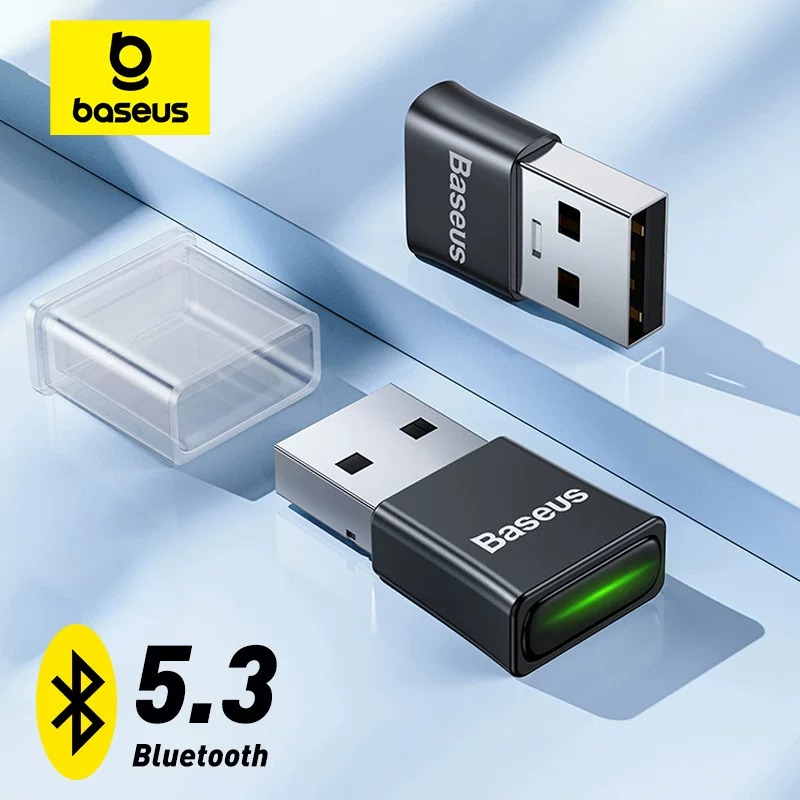 Ba07 USB Bluetooth Adapter Bluetooth 5.3 Adapter for PC Laptop Wireless Speaker Sound