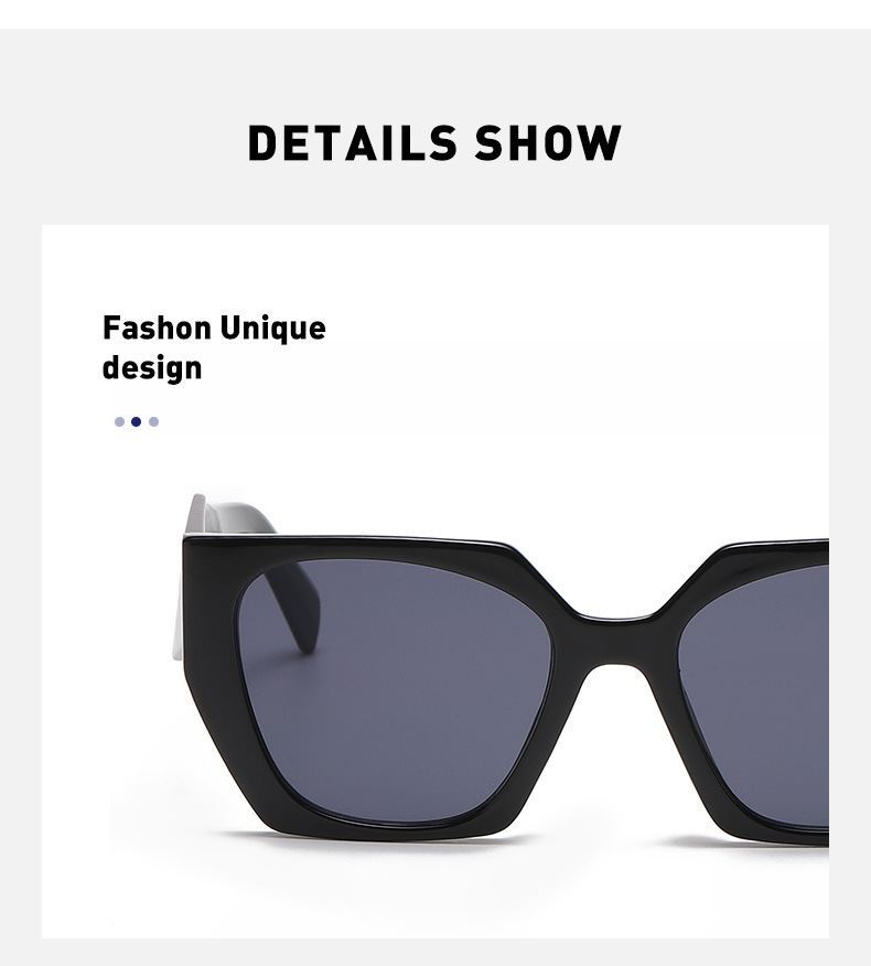 Nouvelles lunettes de soleil les plus vendues, yeux de chat à la mode, lunettes de soleil à jambes larges, lunettes de soleil Instagram pour femmes, lunettes résistantes aux UV_voghion.com