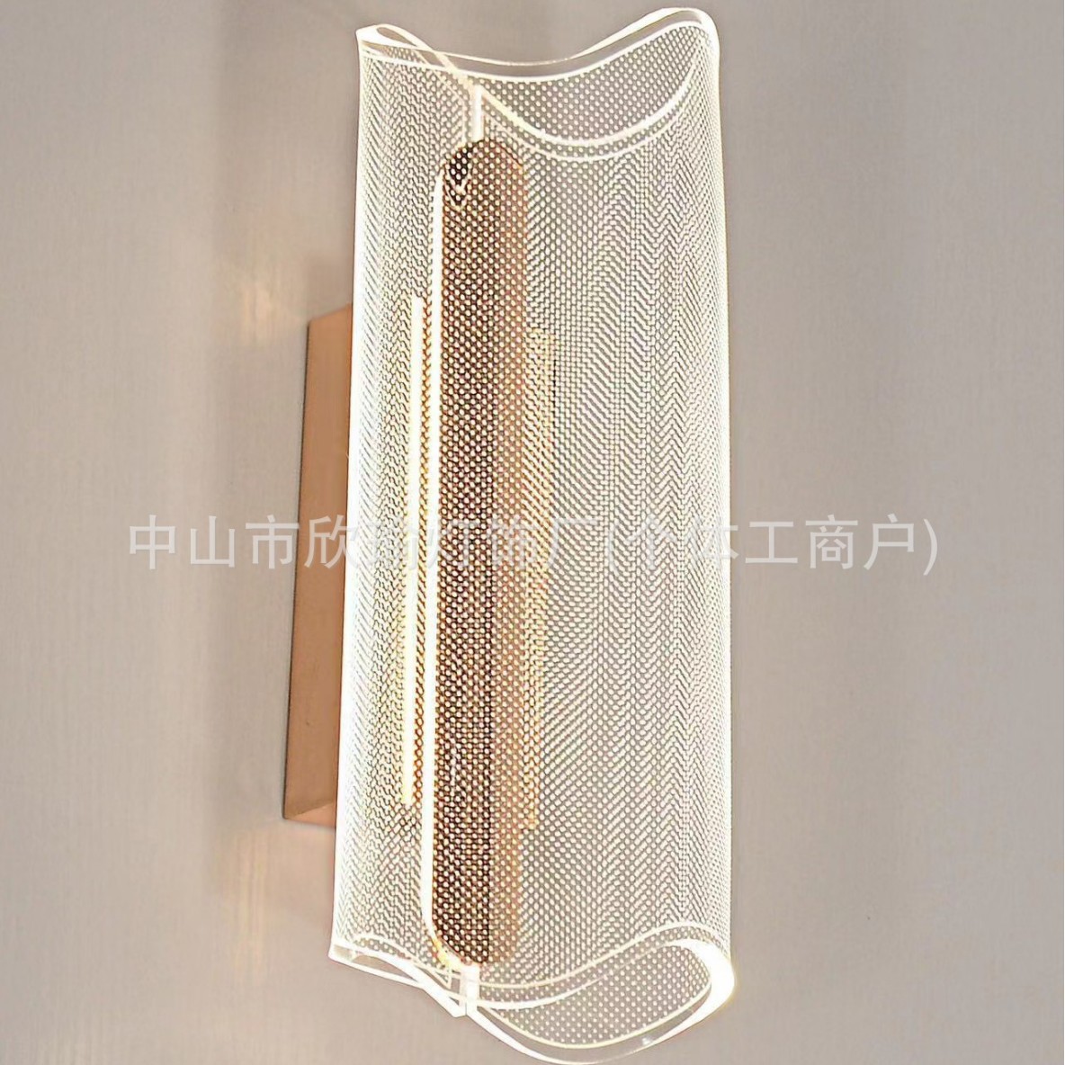 Luz de cabezal de cama moderna y minimalista nórdica lujosa creativa sala de estar TV pared de fondo estudio dormitorio acrílico lámpara de pared