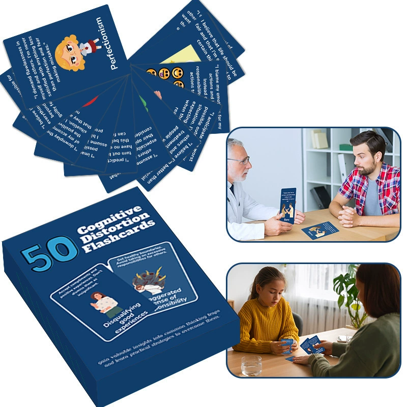 Cross-border 50 Cognitive Distortion Flashcards 50 Cognitive Distortion Flashcards