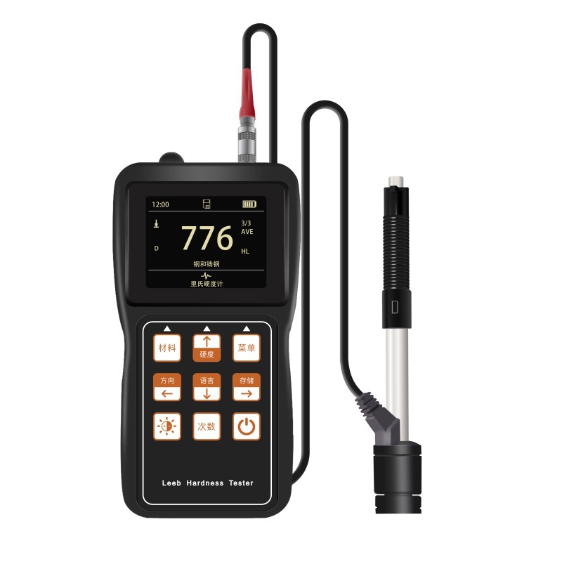 分体式彩屏里氏硬度计LH290洛氏维氏肖氏可转换显示