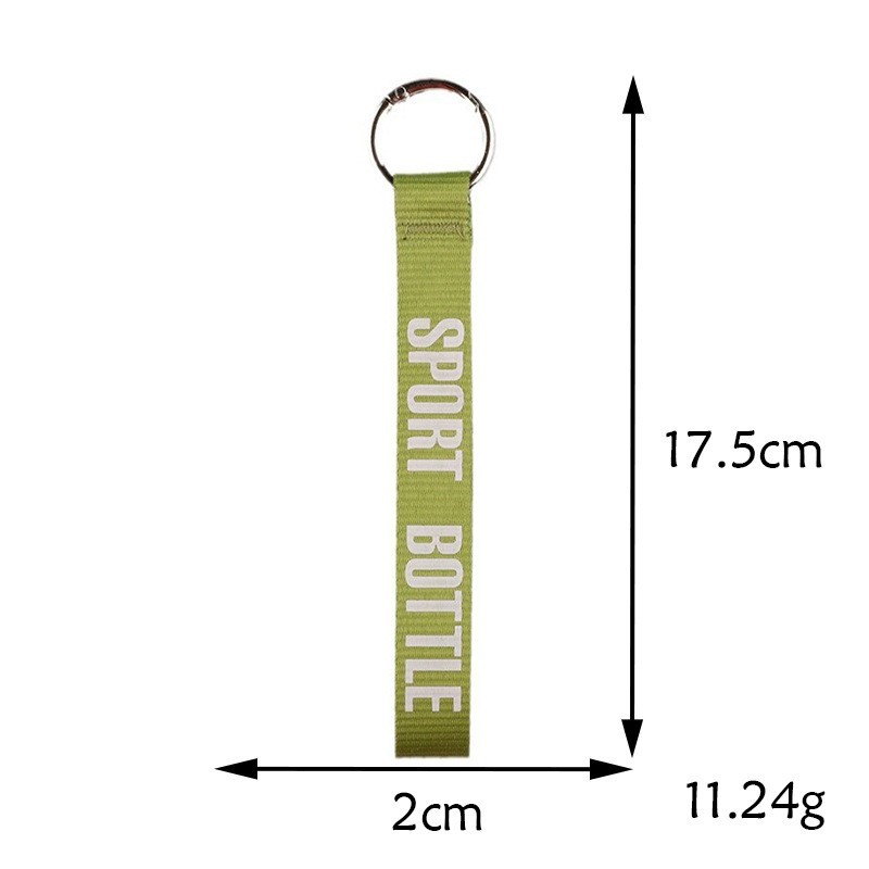 Hervidor cinta portátil tonelada cubo agua taza llavero teléfono móvil cordón multifuncional anillo de acero correa de diseño logo