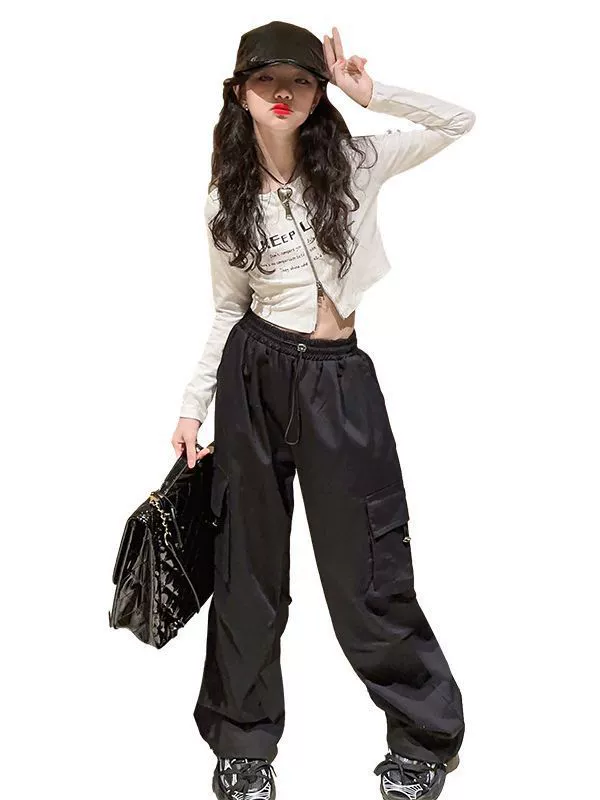Детский джаз-бальные костюмы для уличных танцев, кэтква lk стиль, корейская версия, модная уличная в Overall стиле бренда