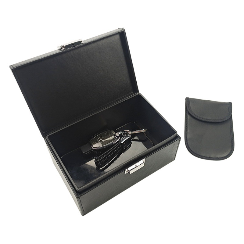 New large shielding box + car shielding key Case Black large mobile phone signal wifi positioning Bluetooth box