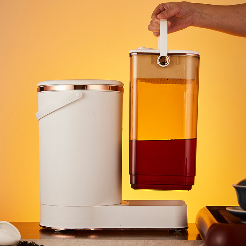 茶バケツフィルター茶バケツ茶スラグバケツ排水バケツ茶バケツ茶テーブルゴミ箱茶器部品乾湿分離廃バケツ|undefined