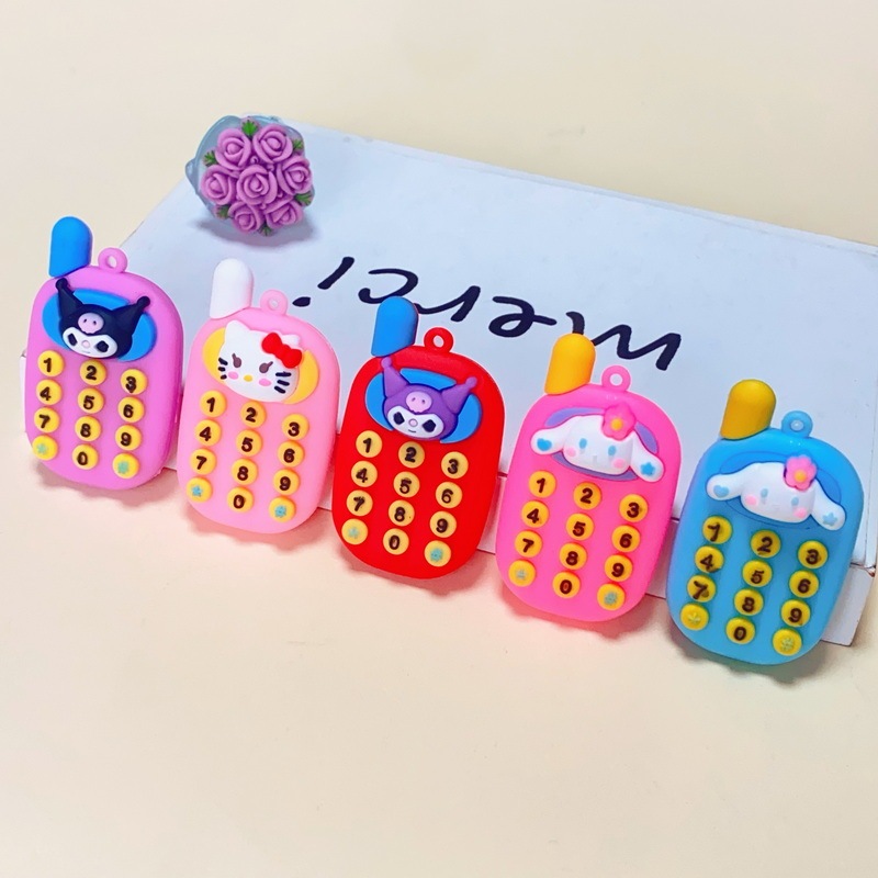 XQ314 Stereo Simulation Mobile Phone Sanrio Doll Keychain Accessories Stationery Cartoon Decoration DIY Handmade Accessories XQ314 Stereo Simulation Mobile Phone Sanrio Doll Keychain Accessories Stationery Cartoon Decoration DIY Handmade Accessories