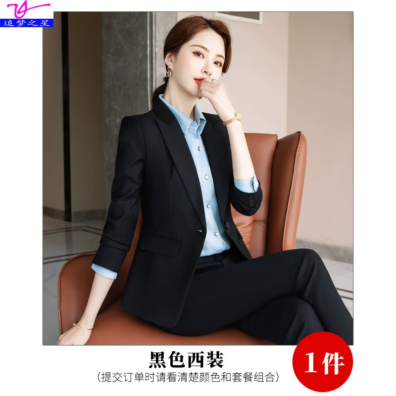 Комплект, модный классический пиджак-suit для офиса для работы, коллекция 2021 года, осень, корейский стиль