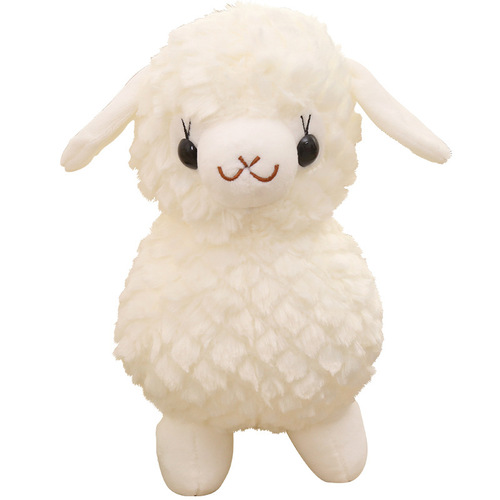 Simulation sheep plush toy lamb doll alpaca doll rag doll activity gift birthday gift girl