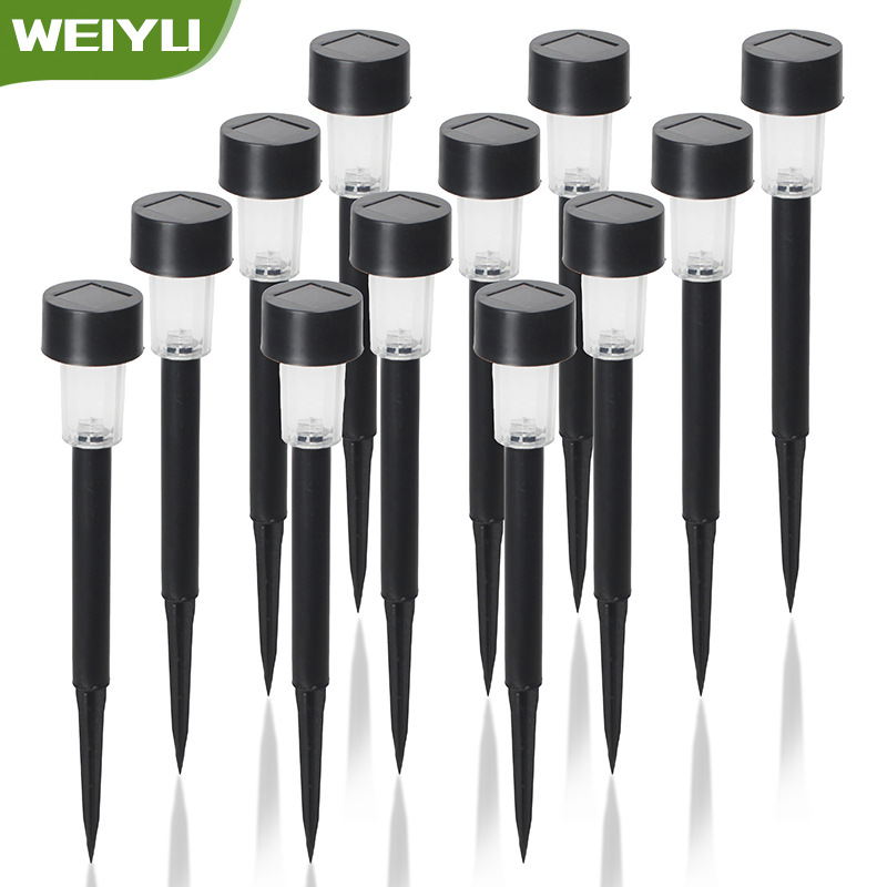 Small solar grass lamp, outdoor camp, vertical insertion lamp, courtyard garden decorative lamp, solar lawn spike lamp