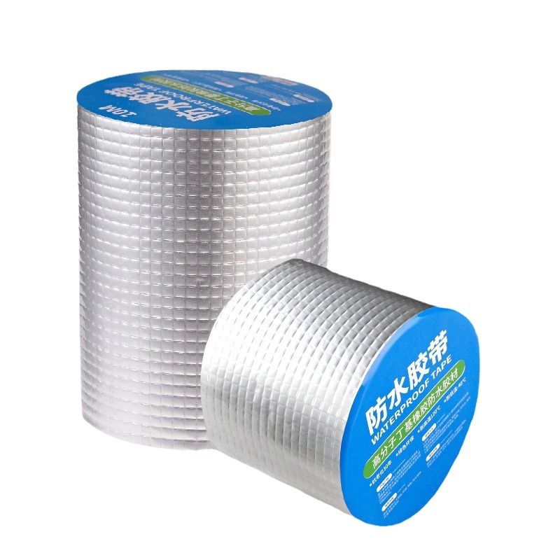 Cinta de Butilo Autoadhesiva de Papel de Aluminio, Impermeable, Autoadhesivo, Sellador, para Techos y Tuberías