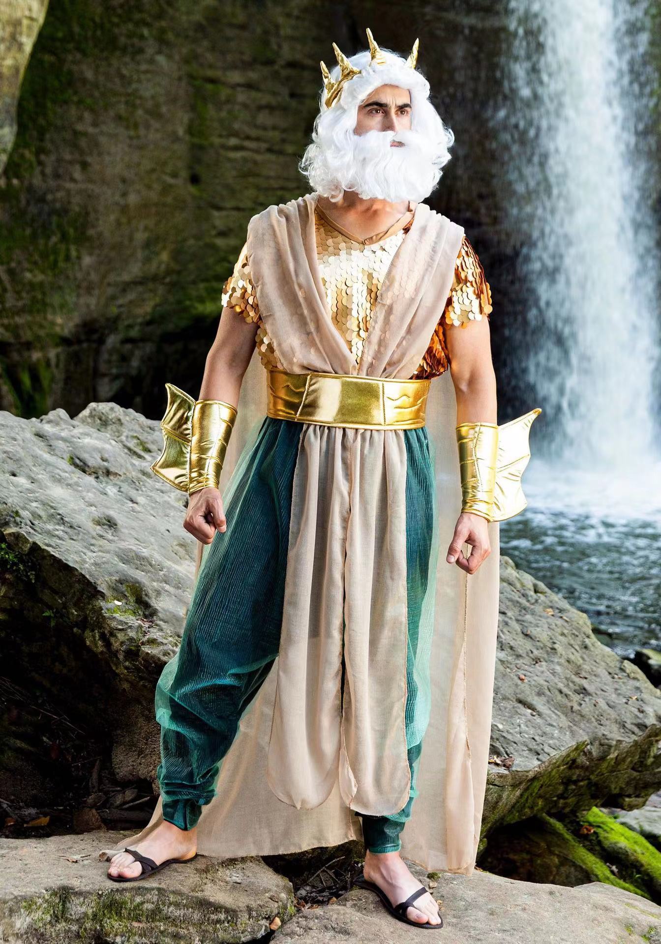 Traje de Halloween Cleopatra Faraón Cosplay Justice League hombres adultos y mujeres Rendimiento